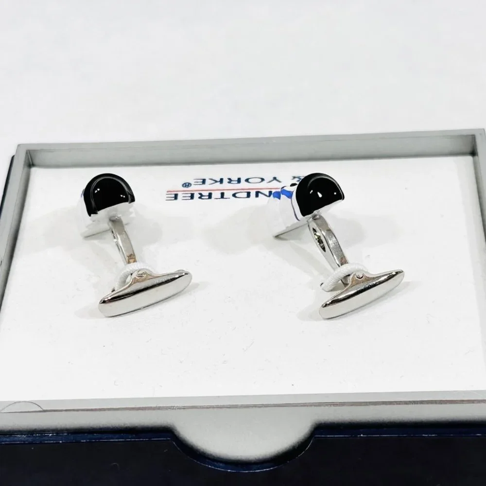 Roundtree & Yorke Snowmen Cufflinks - NIB